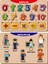 Ahşap Bul Tak Eğitici 2 Adet Yapboz Puzzle Seti 1