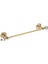 Geometrik Siyah Altın Pvd Gold Havlu Bar 40CM 1