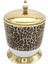 Leopar Pvd Gold Çöp Kovası 1