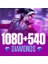 Free Fire 1080 + 540 Diamonds 1