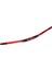 Dağ Bisikleti Gidon Katı 31.8mm Mtb Riser Bar 720 / 780MM Kolu Bar 720MM Kırmızı 1