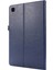 Samsung Galaxy Tab A7 Için Tutucu ve Kart Yuvalı Deri Çanta--Koyu Mavi (Yurt Dışından) 3