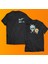 Just Rick It Baskılı %100 Pamuk Oversize T-Shirt Büyük Beden Tişört 1