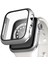 Apple Watch Uyumlu Series 7 41MM Kılıf Matte Premium Slim Watch Uyumluband Gümüş 1