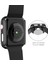 Apple Watch Uyumlu Series 7 41MM Kılıf Matte Premium Slim Watch Uyumluband Gümüş 4