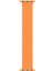 Apple Watch Uyumlu Se 44MM Kordon, (Large Size, 160MM) Braided Solo Loop Band Turuncu 1