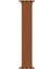 Apple Watch Uyumlu Series 6 40MM Kordon, (Small Size, 127MM) Braided Solo Loop Band Kahverengi 1