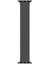Apple Watch Uyumlu Series 3 38MM Kordon, (Small Size, 127MM) Braided Solo Loop Band Koyu Gri 1