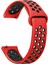 Huawei Honor Magic Watch 2 42MM Rainbow Sport Band Kordon Kırmızı Siyah 1