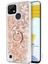 Realme C21 Kılıf Glitter Liquid Holder Gold 1