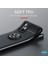 Xiaomi Redmi 10 Kılıf Kickstand Ring Holder Siyah Rose 5