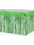 Kullan At Püsküllü Metalize Masa Eteği - Yeşil 1