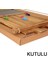 Ahşap Kare Karatahtalı Asimetrik Mandallı Çerçeve 23 x 54 cm 4