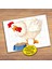 Yemek Yiyen Mutlu Tavuk Çocuklara Özel Puzzle Yapboz TABLO-23915 1