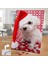 Asil Hobi Yeni Yıl - Kırmızı Şapkalı Köpek -Hayvan Yapboz-Ayak Destekli Çerçeveli 240 Parça Puzzle 2