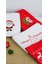 Vevien Home Happy Christmas Yılbaşı Nakışlı %100 Pamuk 50 x 90 cm 4'lü Havlu Seti 2