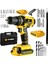 Power Tools 48VF 5mah Lityum  Çift Akülü New Seri  Şarjlı Vidalama Matkap 27 Parça Uç Setli 1