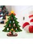 Noel Ağacı Dekor Ekran Sahne 3D Ahşap Pencere Masa Üstü Için Xmas Büyük Izgara Yeşil (Yurt Dışından) 3