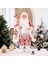 Reçine Noel Baba Noel Ağacı Süsü - Pembe (Yurt Dışından) 2