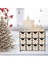 Tatil Hediyeler Için Doldurulabilir Noel Ahşap Advent Takvimi Çocuklar Yetişkinler (Yurt Dışından) 5