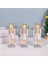 7 Inç Fındıkkıran Melek Kız Süsler El Yapımı Bebek Noel Dekor Kukla Oyuncak Gümüş (Yurt Dışından) 2