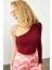 Bordo Boyundan Bağlamalı Kaşkorse Bluz 2KXK2-45722-05 3