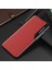 Xiaomi Mi 11 Lite Için Pu Deri Pencereli Flip Standı Koruyucu Kılıf Kırmızı (Yurt Dışından) 5