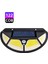 122 Ledli Oval Cob LED Solar Güneş Enerjili Bahçe Lambası Hareket Sensörlü Şarj Olabilen 1