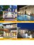 122 Ledli Oval Cob LED Solar Güneş Enerjili Bahçe Lambası Hareket Sensörlü Şarj Olabilen 2