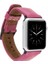 Apple Watch Uyumlu Deri Kordon 38-40MM TN08 Pembe 2