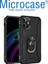 iPhone 12 Mini Anka Serisi Yüzük Standlı Armor Kılıf - Siyah 2