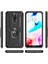 Xiaomi Redmi K30 Anka Serisi Yüzük Standlı Armor Kılıf- Siyah 2