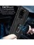 Samsung Galaxy S20 Ultra Anka Serisi Yüzük Standlı Armor Kılıf - Siyah 4