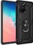 Samsung S10 Lite Anka Serisi Yüzük Standlı Armor Kılıf- Siyah 1