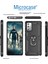 microcase Samsung Galaxy Note 20 Anka Serisi Yüzük Standlı Armor Kılıf- Siyah 2
