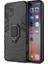 iPhone 12 Pro Batman Serisi Yüzük Standlı Armor Kılıf - Siyah 1