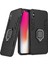 iPhone x - iPhone Xs Batman Serisi Yüzük Standlı Kılıf - Siyah 1
