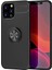 iPhone 12 Pro Focus Serisi Yüzük Standlı Silikon Kılıf - Siyah 1