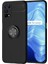 Realme 7 Pro Focus Serisi Yüzük Standlı Silikon Kılıf - Siyah 1