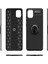 Samsung Galaxy A81 Focus Serisi Yüzük Standlı Silikon Kılıf - Siyah 2
