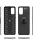 Samsung Galaxy S20 Plus Focus Serisi Yüzük Standlı Silikon Kılıf - Siyah 2