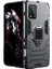 Xiaomi Mi 10 Lite Batman Serisi Yüzük Standlı Armor Kılıf - Siyah 1