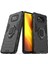Xiaomi Poco X3 Nfc Batman Serisi Yüzük Standlı Armor Kılıf - Siyah 1