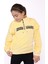 Toontoy Kız Çocuk Fermuar Detaylı Nakışlı Kadife Sweatshirt 1