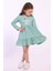 Toontoy Kız Çocuk Birthday Girl Baskılı Elbise 1