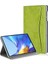 Lenovo Tab M10 Plus Için Kart Yuvası ve Braket ile Düz Renk Deri Çanta-Siyah (Yurt Dışından) 1