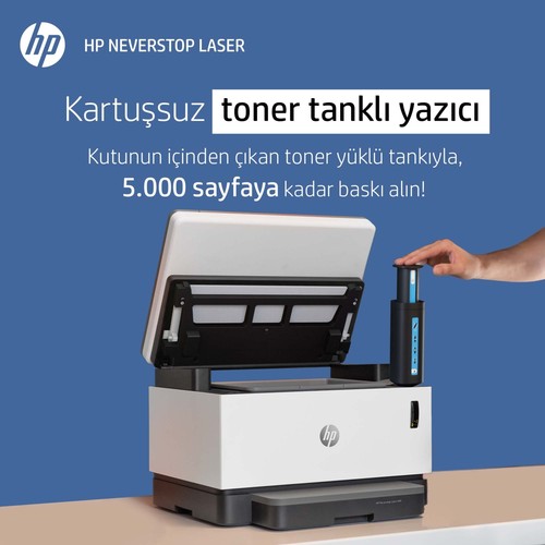 HP Neverstop Laser MFP 1200w Fotokopi Tarayıcı Wifi Airprint Fiyatı