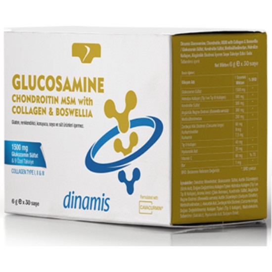 Dinamis Glucosamine Chondroitin Msm Takviye Edici Gıda 6 G x Fiyatı