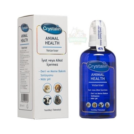 Crystalin Animal Health Yara Temizleme Antiseptiği 100 ml