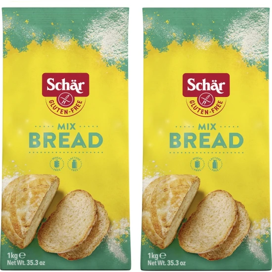Schar Mix B Glutensiz Karışım Ekmek Unu 1  kg 2’li